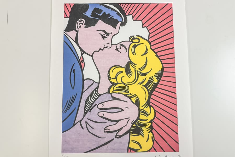 Lithografie nach Roy Liechtenstein, limitiert